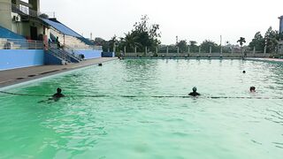 Elderly Swimming Training 500 m