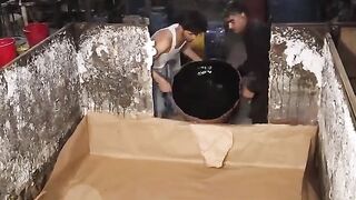 MANUFACTURING OF A BLACK FOAM