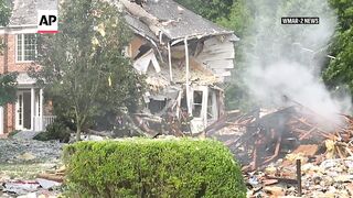 Two dead in Maryland house explosion; reports of a possible gas leak.