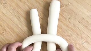 The pasta is made like this, I can't bear to eat it