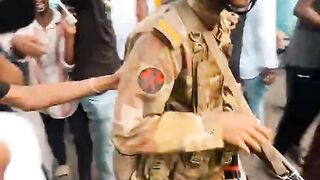 General public's protest against the army of Gopalganj ???? - Demand to bring back Sheikh Hasina