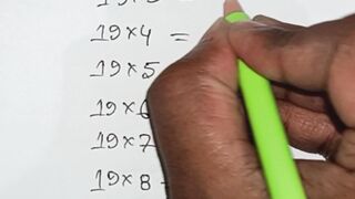 19 times table magic trick revealed