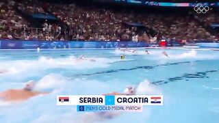 ???????? Serbia vs. Croatia ????????  Men's Water Polo Gold Medal Game  #Paris2024 Highlights