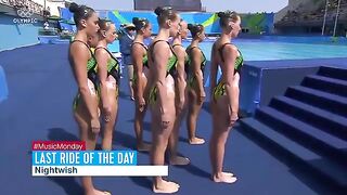 Synchronised Swimming Nightwish - Last Ride of the Day  Music Mondays