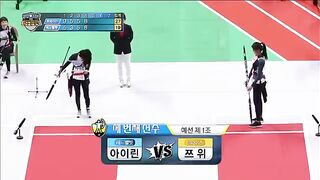 【TVPP】 Tzuyu(TWICE) vs Irene(Red Velvet) - Match of archery goddesses @Idol Championship 2018