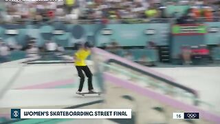 Super Close Final!  Women's Street Skateboarding  #Paris2024 Highlights