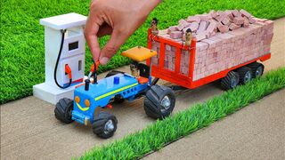 diy tractor mini petrol pump science project
