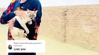 Enjoy with my cat ????