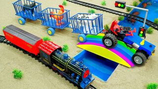 Top diy tractor making mini Concrete bridge