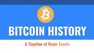 The History of Bitcoin - A Timeline of Important Events.