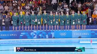 Australia Get Silver ????????  Women's Water Polo  #Paris2024 Highlights
