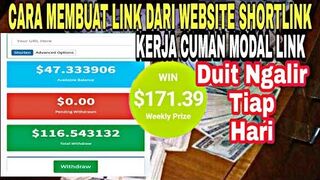 Cara mudah membuat link dan cara shere dari zagl Shortlink Penghasil dollar