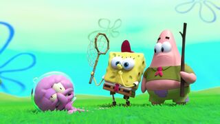 SpongeBob and Patrick try to become the best campers at Kamp Koralms