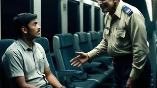 Horror train animated story in hindi