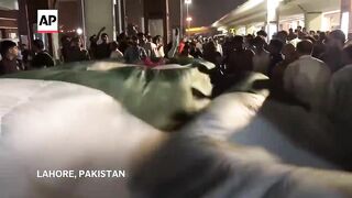 Pakistan's Olympic gold medalist Arshad Nadeem arrives in Lahore to a warm welcome.