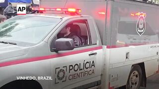 Black boxes of the plane that crashed in Sao Paulo, Brazil, sent for analysis.