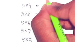 9 times table magic trick revealed