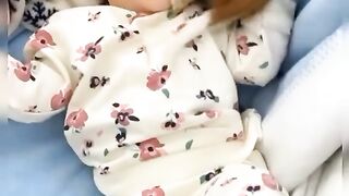 Dog and baby the best friend