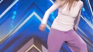 Girl  performs