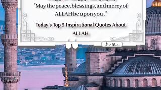 Today's Top 5 Inspirational Quotes About ALLAH 11