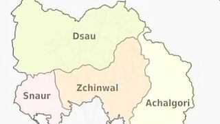 Peta Ossetia Selatan | Map Of South Ossetia | South Ossetia Map | Map Of Southern Ossetia | Southern Ossetia Map 4