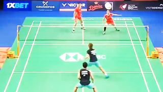 Pro match! Badminton pro player | Badminton short video