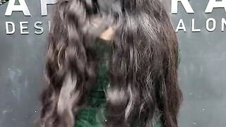 Coloured hair L’Oréal oleo shape straightening with Rp instant damage repai