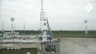 Russia launches first Moon mission in almost 50 years