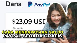 Cara mendapatkan saldo Paypal gratis | web penghasil dollar paypal tercepat
