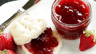How to Make Strawberry Jam!! Homemade Small Batch Preserves Recipe