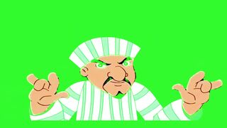 Viral meme of 2024 Chin tapak dam dam  Green screen