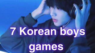 7 korean boys games #video#