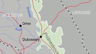 Peta Transnistria | Transnistria Map | Map of Transnistria