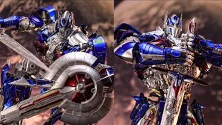 New Transformers Optimus Prime Last Knight metallic version action figure revealed by Alien Attack