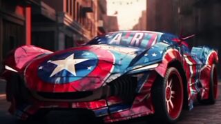 superheroes but a car part 1???? ALL Characters (Marvel & DC) #avengers #dc #ai