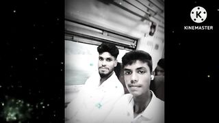 My train journey without ticket????????????.With my friend