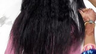 Extremely damaged frizzy curly Before & After 1st with 3rd day’s