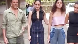 Khel Khel Mein cast spotted in the city! #khelkhelmein #short #shorts #trending #viral #bollywood #viralshorts