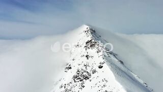 Snow Alp Mountain Range Landscape, Nature Stock Footage ft. mountain & peak