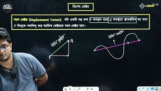 Lecture 2 Part 2 ভেক্টর (Vector) | HSC Physics 1st Paper Chapter 2. M Mashrur Hossain Bhaiya |