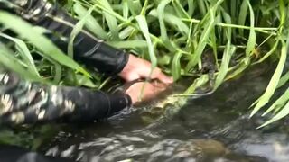 Stop Motion ASMR - Believe This Fishing? Big Red fish Carp eel videos Mudfish Cooking 5