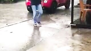 Be careful in rainy season