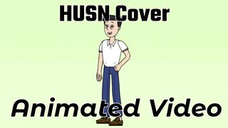 HUSN Cover | Anuv Jain song animated video