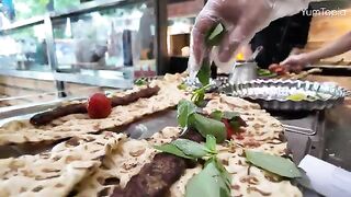Most Famous Persian FOOD  Koobideh KEBAB and Joojeh kebab Saffron chicken kebab  IRAN Street Food