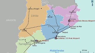 Peta Catalonia | Map of Catalonia | Catalonia Map | Peta Katalunya | Peta Katalonya | Peta Katalunia | Peta Katalonia