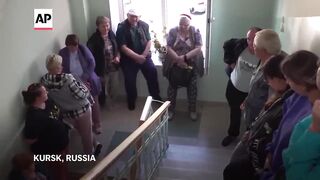 Residents of Russia’s Kursk border regions receive aid after Ukraine’s incursion.