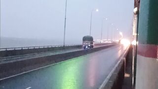 The night view of jamuna river...