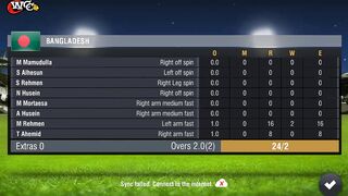 Bangladeshi Batsman Batting In WCC 2 Game
