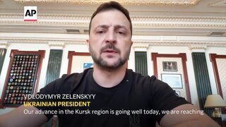 Zelenskyy says Ukraine reaching its 'strategic goal' in Kursk region, hints at increased leverage.