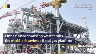 China builds mega gas and oil platform for Gulf